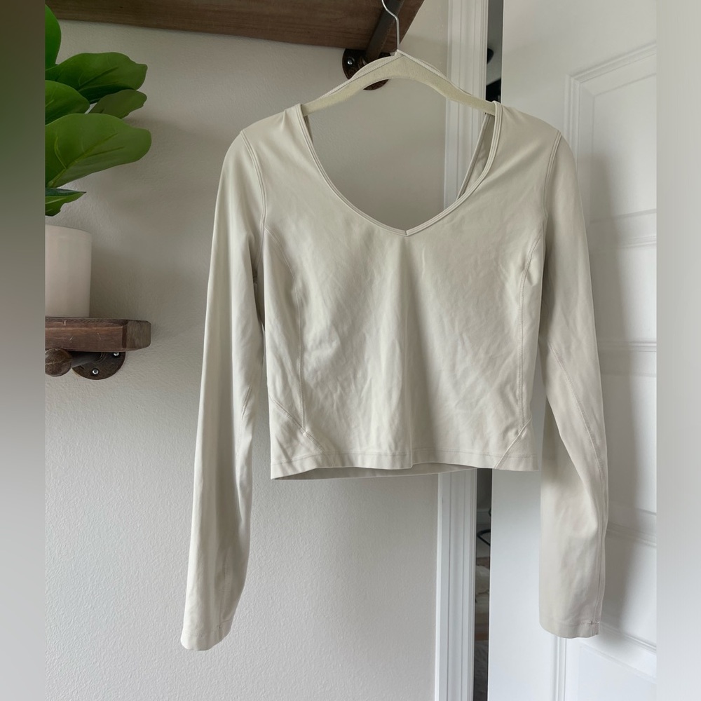 Lululemon Align long sleeve crop size 10